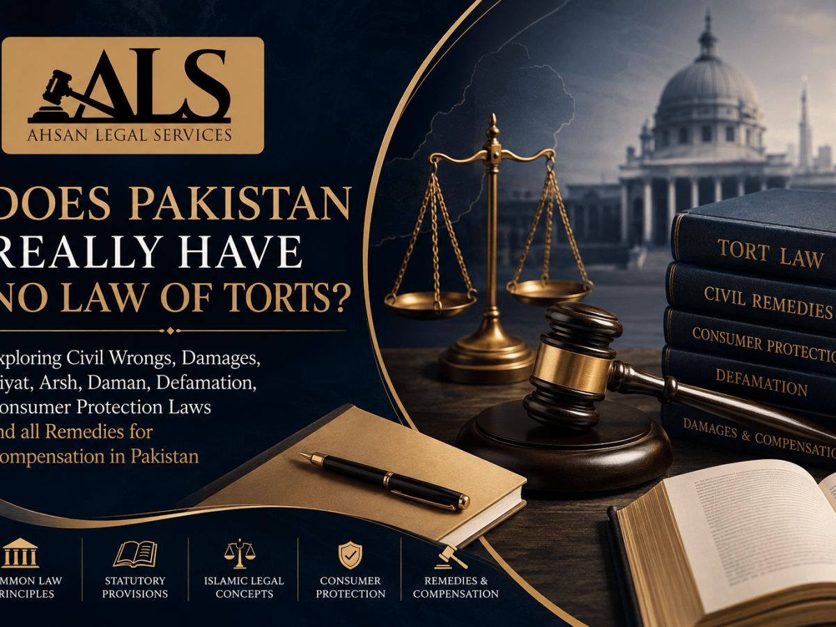 Does Pakistan Really Have No Law of&nbsp;Torts?
